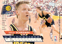 Load image into Gallery viewer, 1993-94 Fleer Ultra Detlef Schrempf #84 Indiana Pacers
