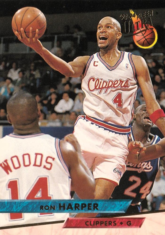 1993-94 Fleer Ultra Ron Harper #86 Los Angeles Clippers