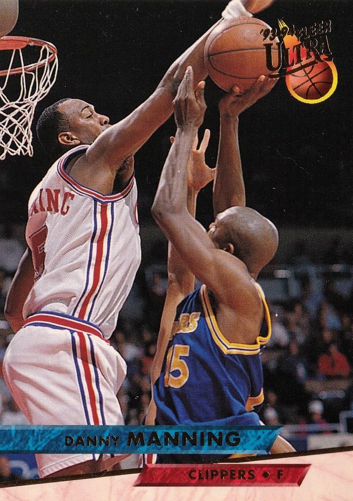 1993-94 Fleer Ultra Danny Manning #88 Los Angeles Clippers