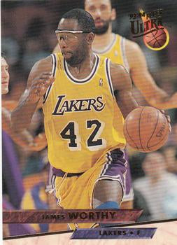 1993-94 Fleer Ultra James Worthy #97 Los Angeles Lakers