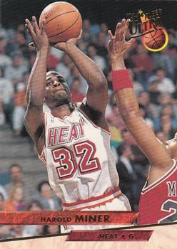 1993-94 Fleer Ultra Harold Miner #100 Miami Heat