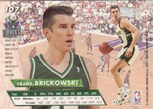 Load image into Gallery viewer, 1993-94 Fleer Ultra Frank Brickowski #107 Milwaukee Bucks
