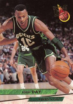 1993-94 Fleer Ultra Todd Day #108 Milwaukee Bucks