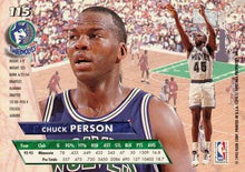 Load image into Gallery viewer, 1993-94 Fleer Ultra Chuck Person #115 Minnesota Timberwolves
