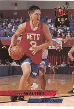 1993-94 Fleer Ultra Rex Walters DPK,RC #123 New Jersey Nets