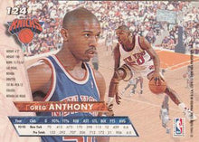 Load image into Gallery viewer, 1993-94 Fleer Ultra Greg Anthony #124 New York Knicks
