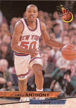 1993-94 Fleer Ultra Greg Anthony #124 New York Knicks
