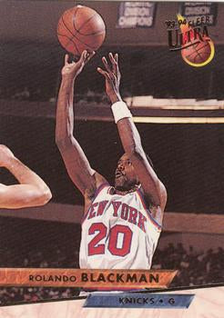1993-94 Fleer Ultra Rolando Blackman #125 New York Knicks