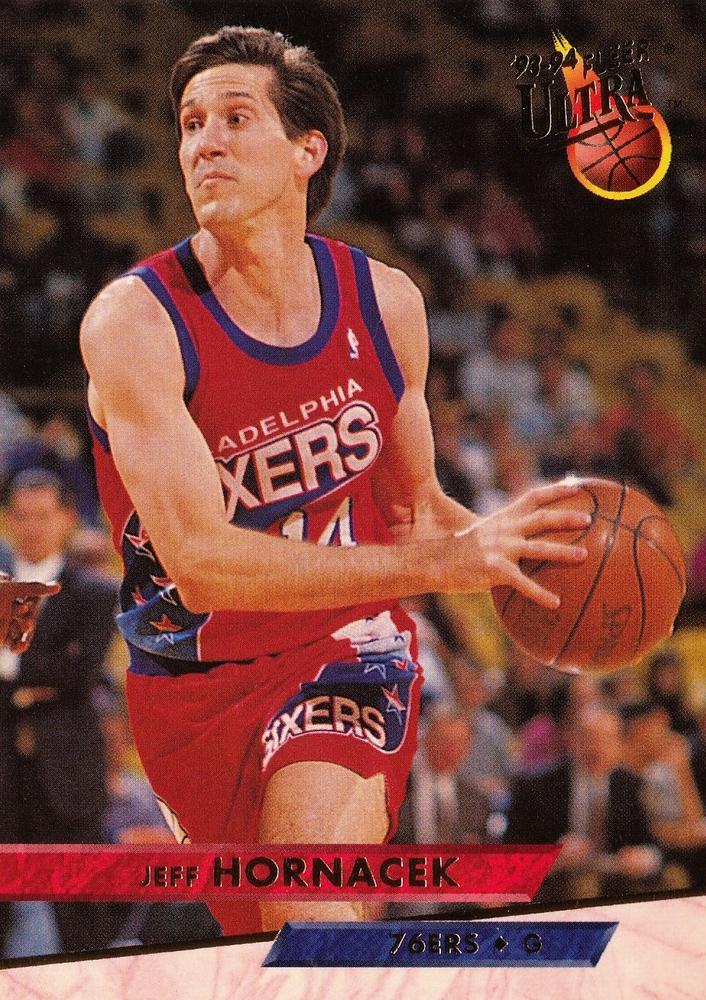 1993-94 Fleer Ultra Jeff Hornacek #141 Philadelphia 76ers