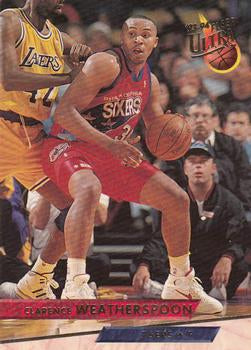 1993-94 Fleer Ultra Clarence Weatherspoon #143 Philadelphia 76ers