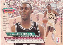 Load image into Gallery viewer, 1993-94 Fleer Ultra Willie Anderson #167 San Antonio Spurs
