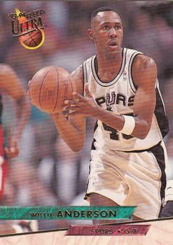 1993-94 Fleer Ultra Willie Anderson #167 San Antonio Spurs