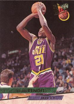 1993-94 Fleer Ultra David Benoit #184 Utah Jazz