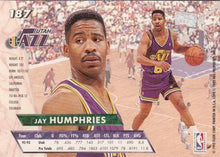 Load image into Gallery viewer, 1993-94 Fleer Ultra Jay Humphries #187 Utah Jazz
