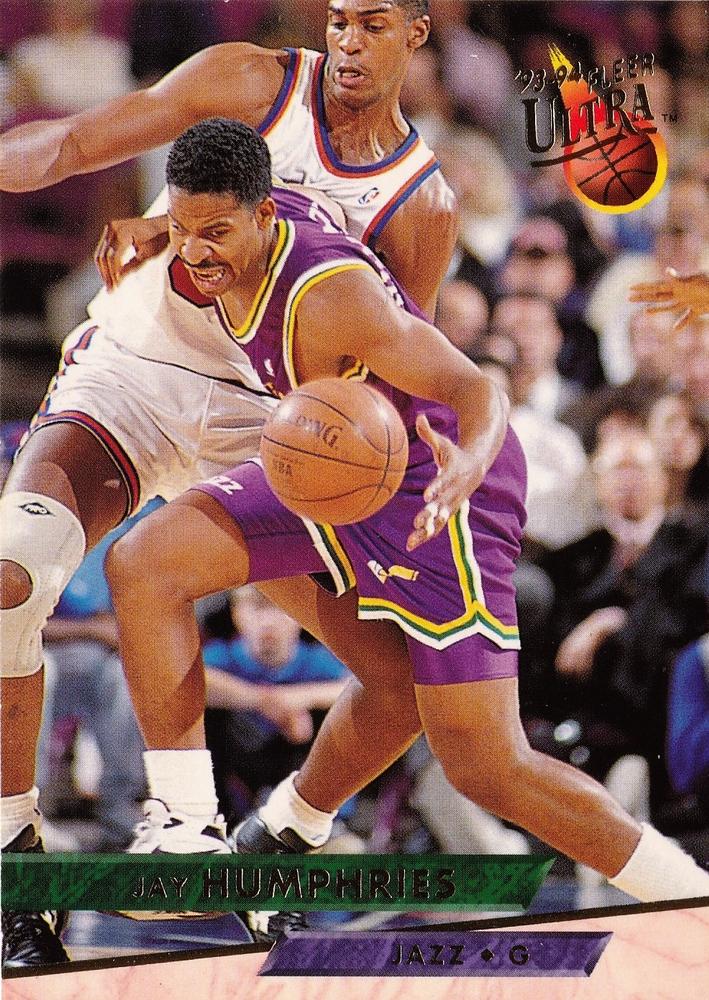 1993-94 Fleer Ultra Jay Humphries #187 Utah Jazz