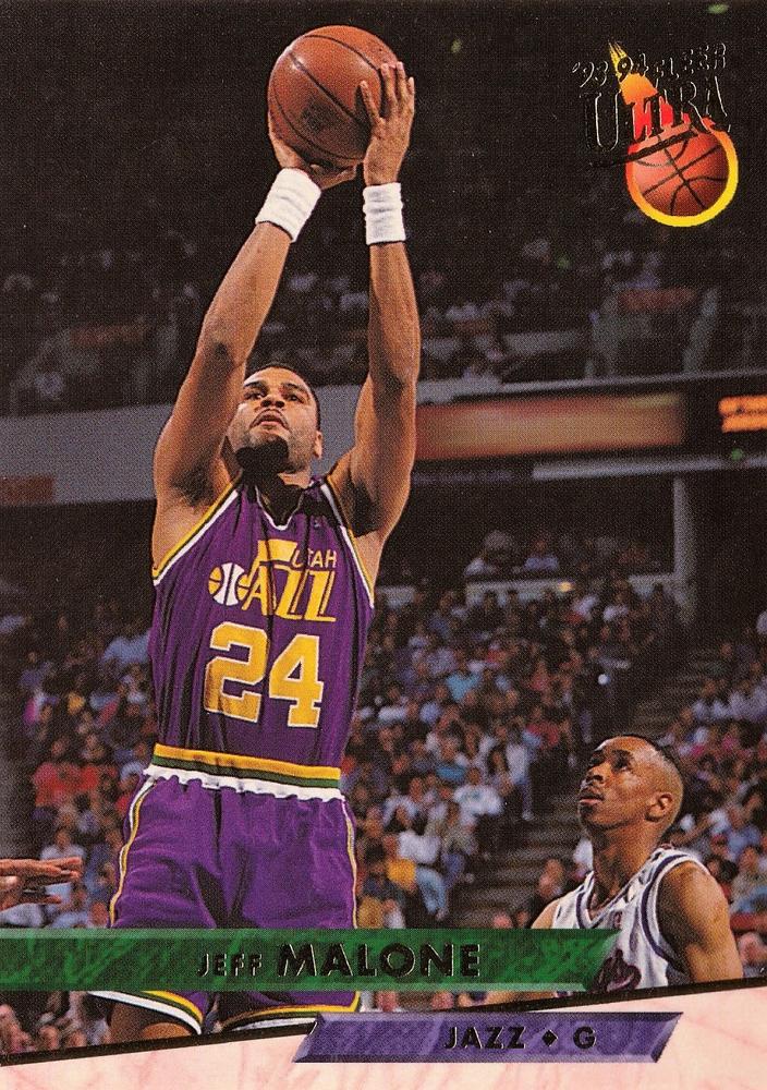 1993-94 Fleer Ultra Jeff Malone #188 Utah Jazz
