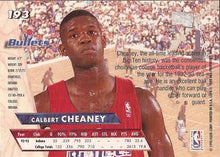 Load image into Gallery viewer, 1993-94 Fleer Ultra Calbert Cheaney RC #193 Washington Bullets
