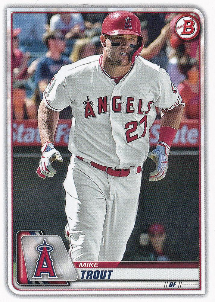 2020 Bowman Mike Trout #1 Angels