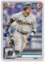Load image into Gallery viewer, 2020 Bowman Isan Diaz RC #5 Miami Marlins
