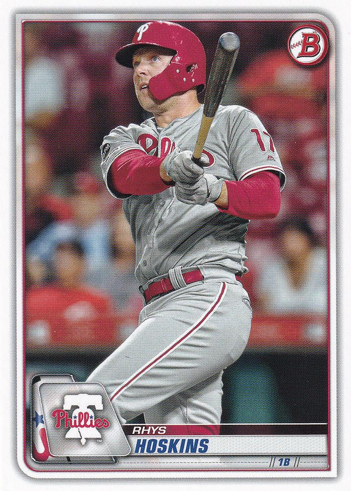 2020 Bowman Rhys Hoskins #12 Philadelphia Phillies