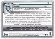 Load image into Gallery viewer, 2020 Bowman Justin Dunn RC #15 Seattle Mariners
