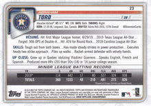 Load image into Gallery viewer, 2020 Bowman Abraham Toro RC #23 Houston Astros
