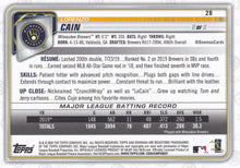 Load image into Gallery viewer, 2020 Bowman Lorenzo Cain #28 Milwaukee Brewers
