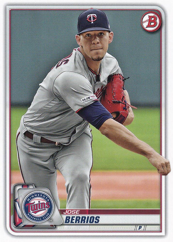 2020 Bowman Jose Berrios #32 Minnesota Twins