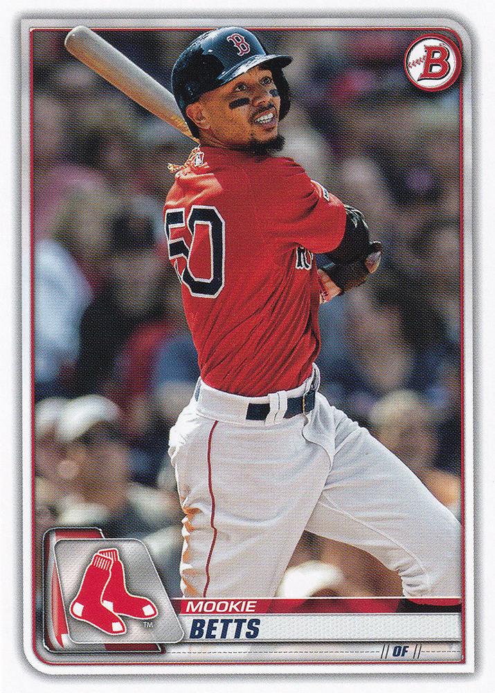 2020 Bowman Mookie Betts #45 Boston Red Sox