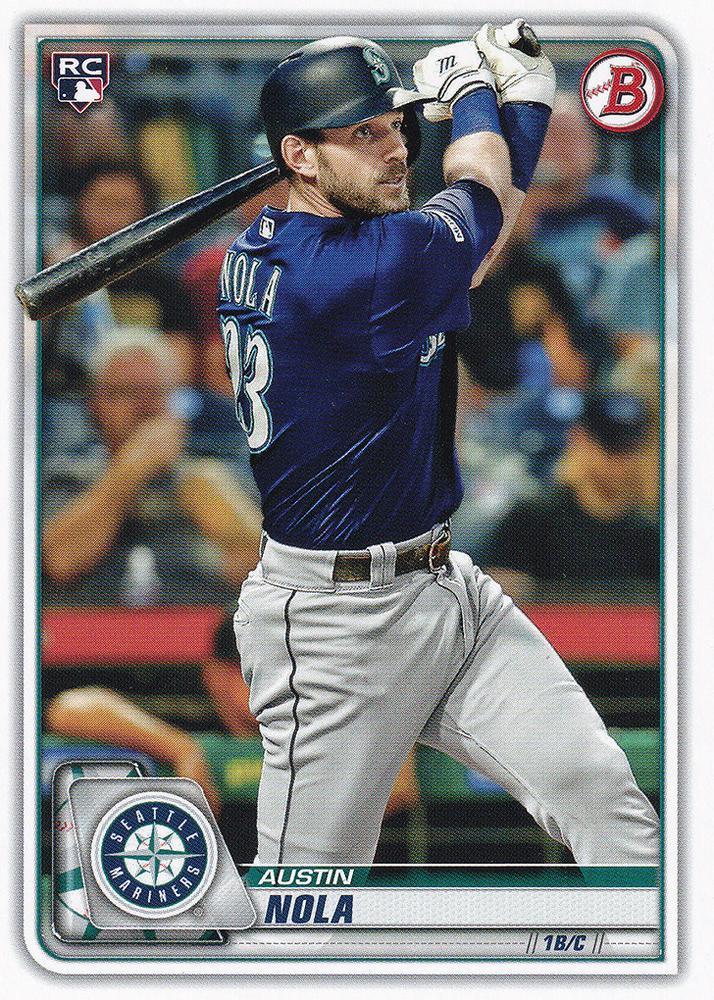 2020 Bowman Austin Nola RC #46 Seattle Mariners