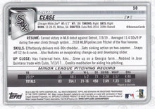 Load image into Gallery viewer, 2020 Bowman Dylan Cease RC #58 Chicago White Sox

