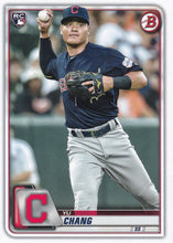 Load image into Gallery viewer, 2020 Bowman Yu Chang RC #66 Cleveland Indians
