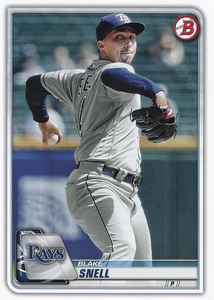 2020 Bowman Blake Snell #68 Tampa Bay Rays