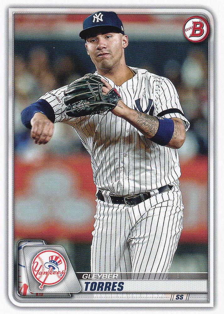 2020 Bowman Gleyber Torres #74 New York Yankees