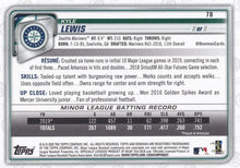 Load image into Gallery viewer, 2020 Bowman Kyle Lewis RC #78 Seattle Mariners
