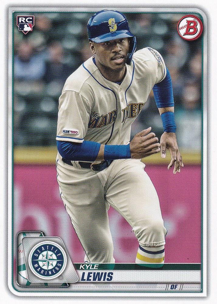 2020 Bowman Kyle Lewis RC #78 Seattle Mariners