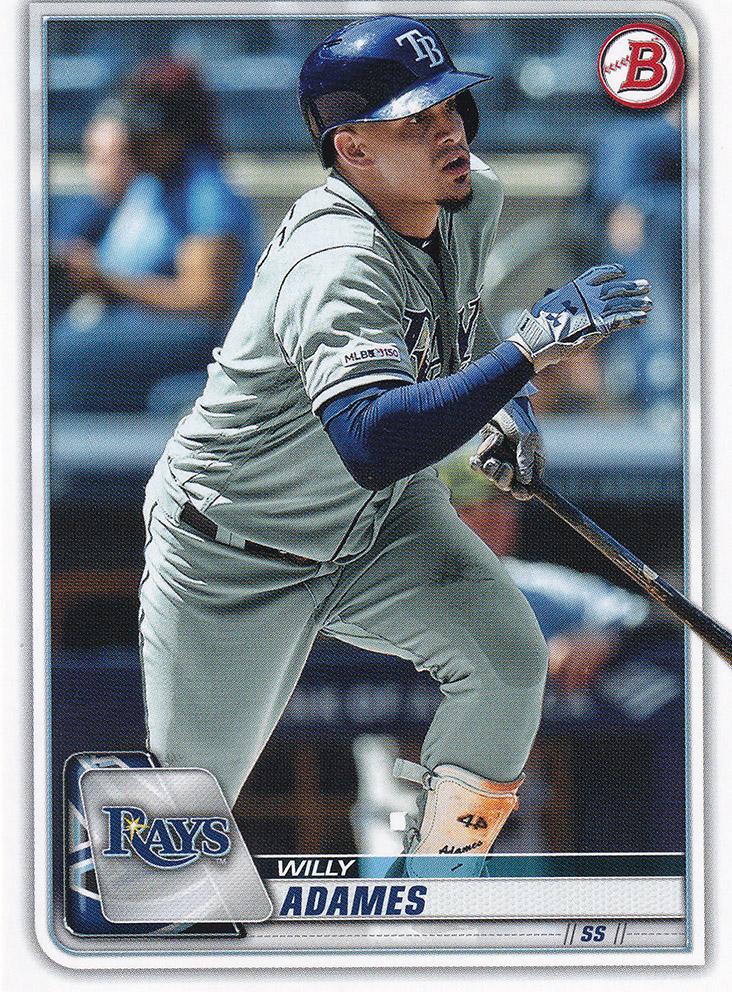 2020 Bowman Willy Adames #81 Tampa Bay Rays