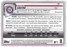 Load image into Gallery viewer, 2020 Bowman Starlin Castro #84 Washington Nationals
