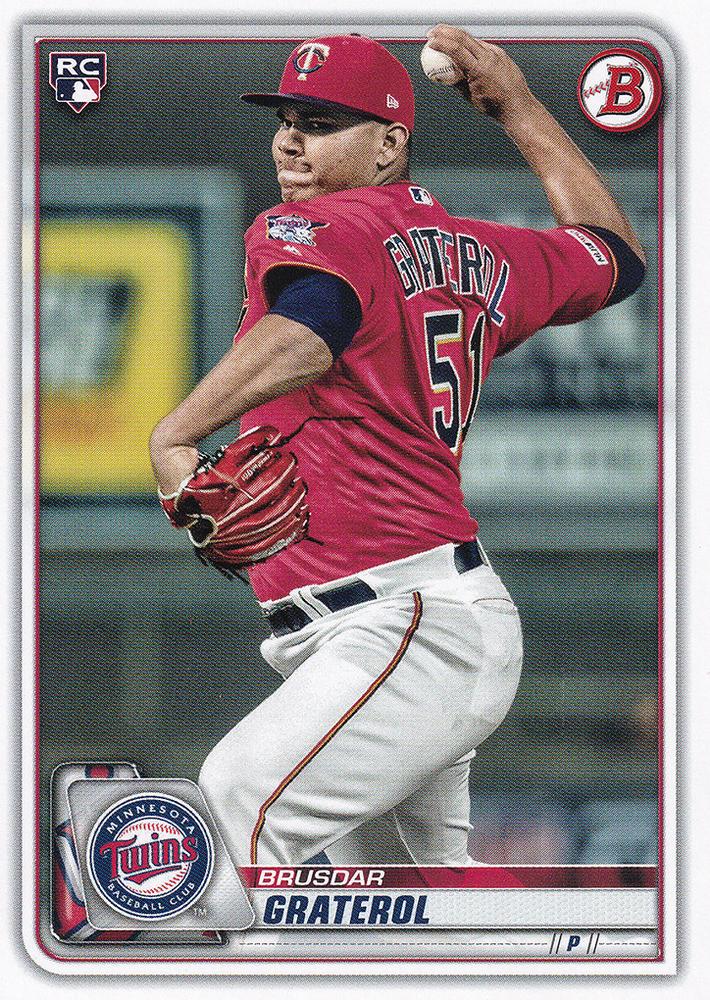 2020 Bowman Brusdar Graterol RC #89 Minnesota Twins