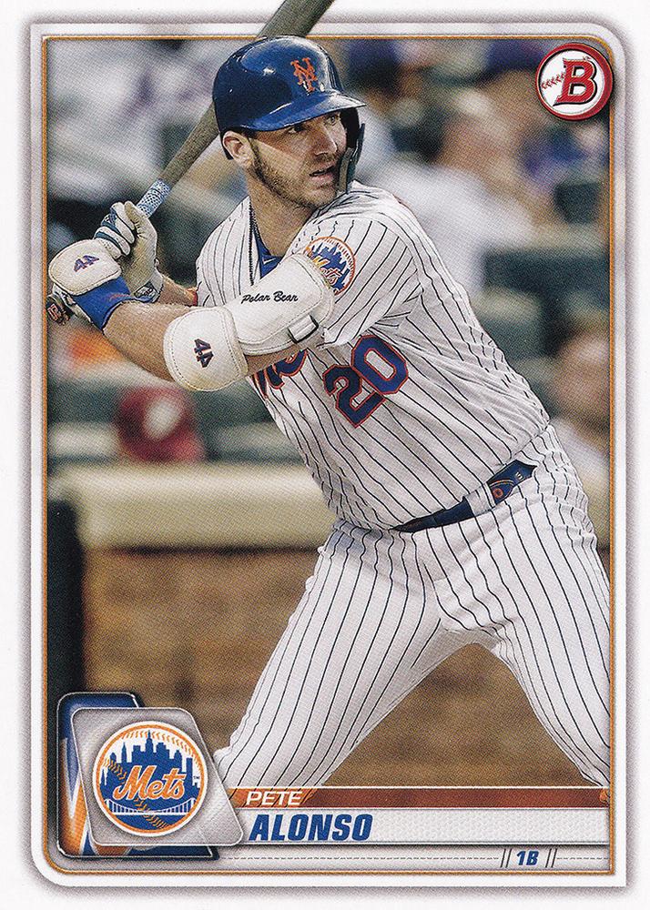 2020 Bowman Pete Alonso #98 New York Mets