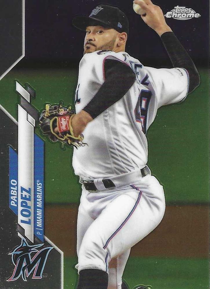 2020 Topps Chrome Pablo Lopez  #152 Miami Marlins