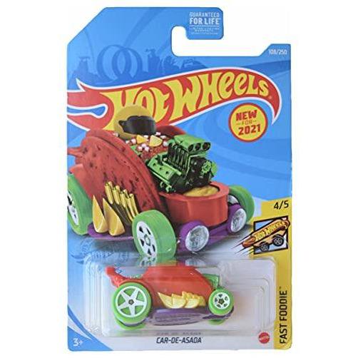 Hot Wheels Car-De-Asada, Fast Foodie 4/5 (RED) 108/250