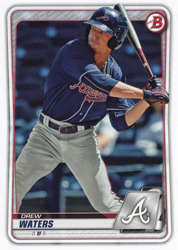 2020 Bowman Prospects Drew Waters BP-2 Atlanta Braves