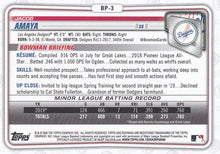 Load image into Gallery viewer, 2020 Bowman Prospects Jacob Amaya BP-3 Los Angeles Dodgers
