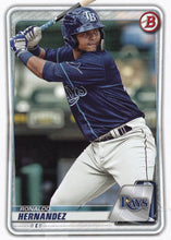 Load image into Gallery viewer, 2020 Bowman Prospects Ronaldo Hernandez BP-12 Tampa Bay Rays
