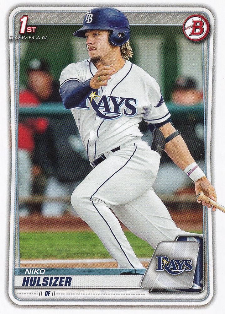 2020 Bowman Prospects Niko Hulsizer BP-17 Tampa Bay Rays