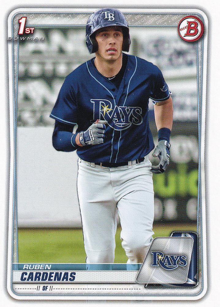 2020 Bowman Prospects Ruben Cardenas BP-23 Tampa Bay Rays