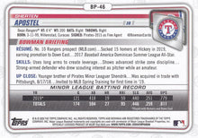 Load image into Gallery viewer, 2020 Bowman Prospects Sherten Apostel BP-46 Texas Rangers
