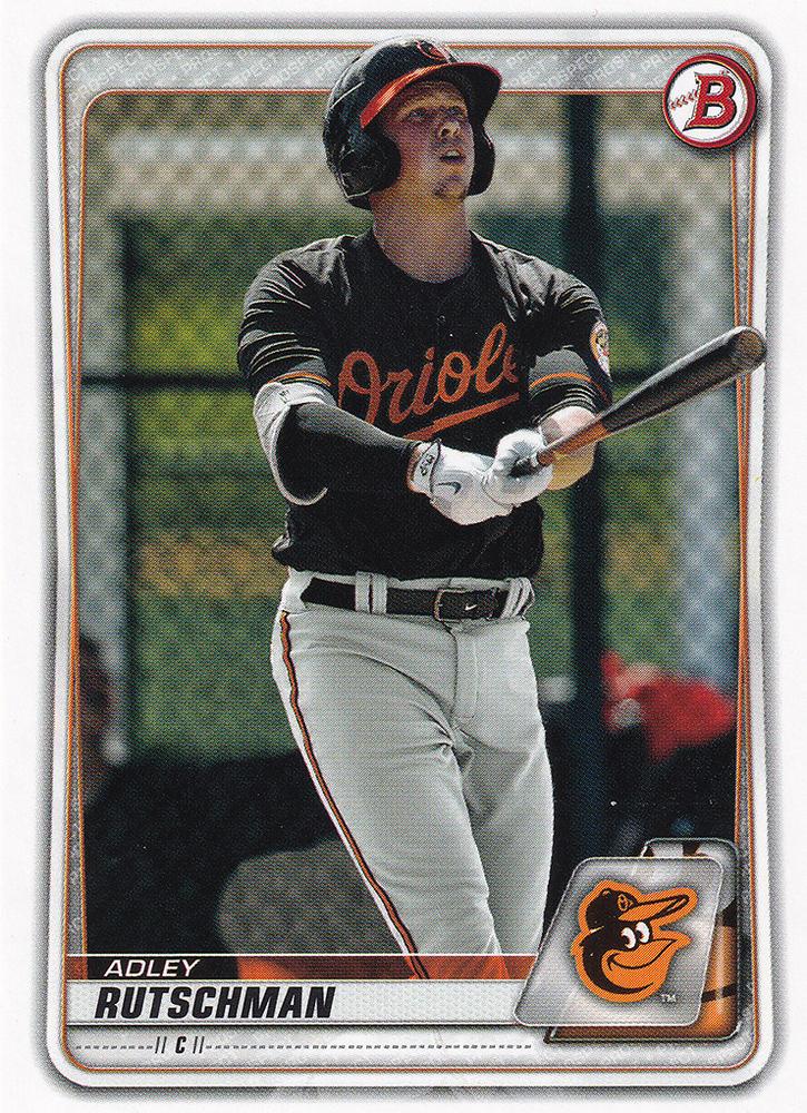 2020 Bowman Prospects Adley Rutschman BP-50 Baltimore Orioles