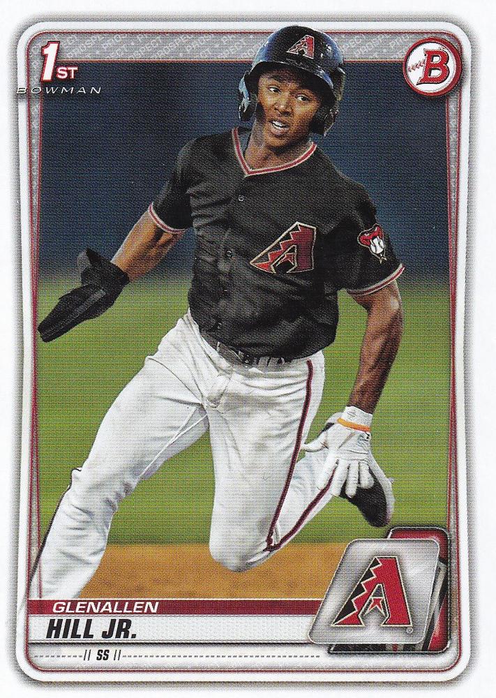 2020 Bowman Prospects Glenallen Hill Jr. BP-59 Arizona Diamondbacks